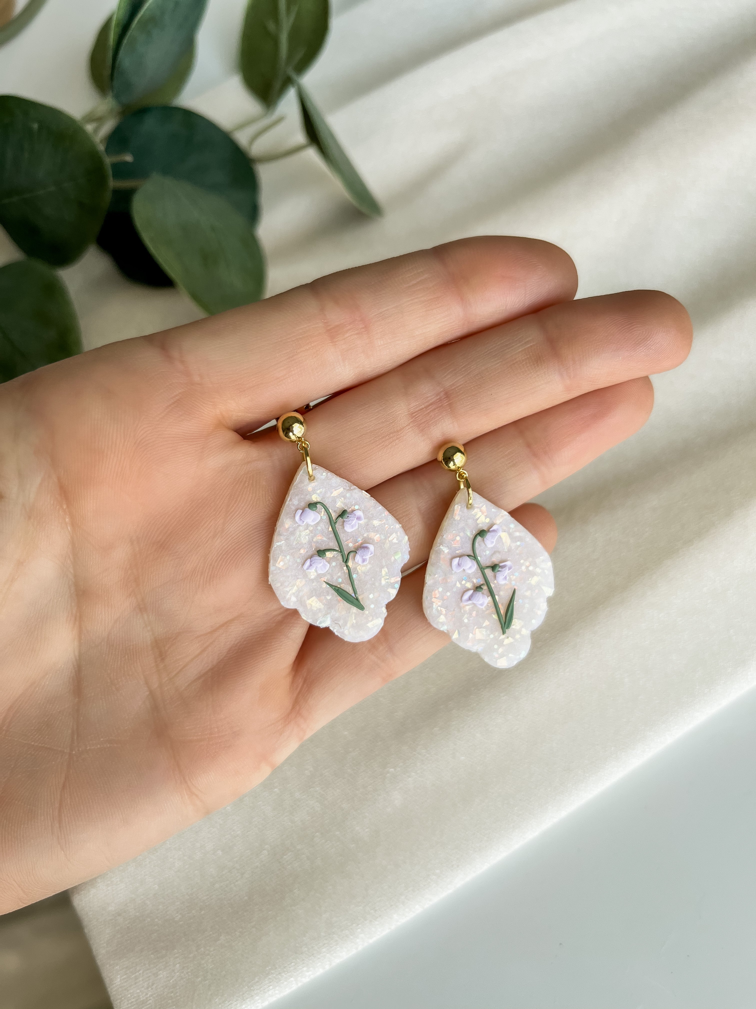 Sweet on sale pea earrings